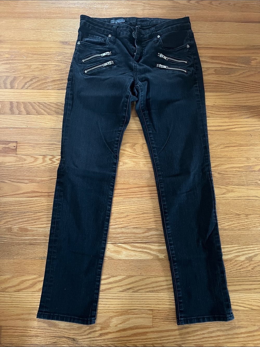 Kut from the Kloth Charcoal Straight Leg Jeans
